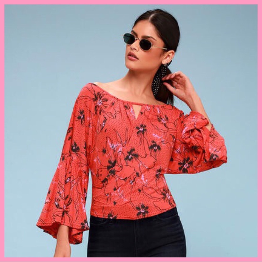FREE PEOPLE | “Last Time” Bell Sleeve Crop Top